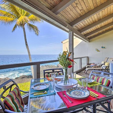 דירות Airy Oceanfront Kailua-Kona Gem With Community Pool מראה חיצוני תמונה