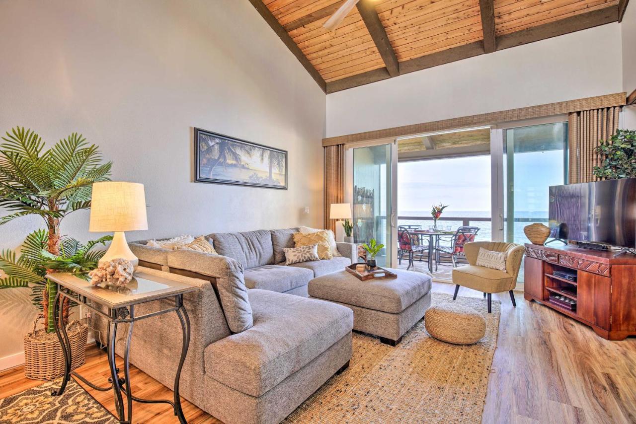 דירות Airy Oceanfront Kailua-Kona Gem With Community Pool מראה חיצוני תמונה