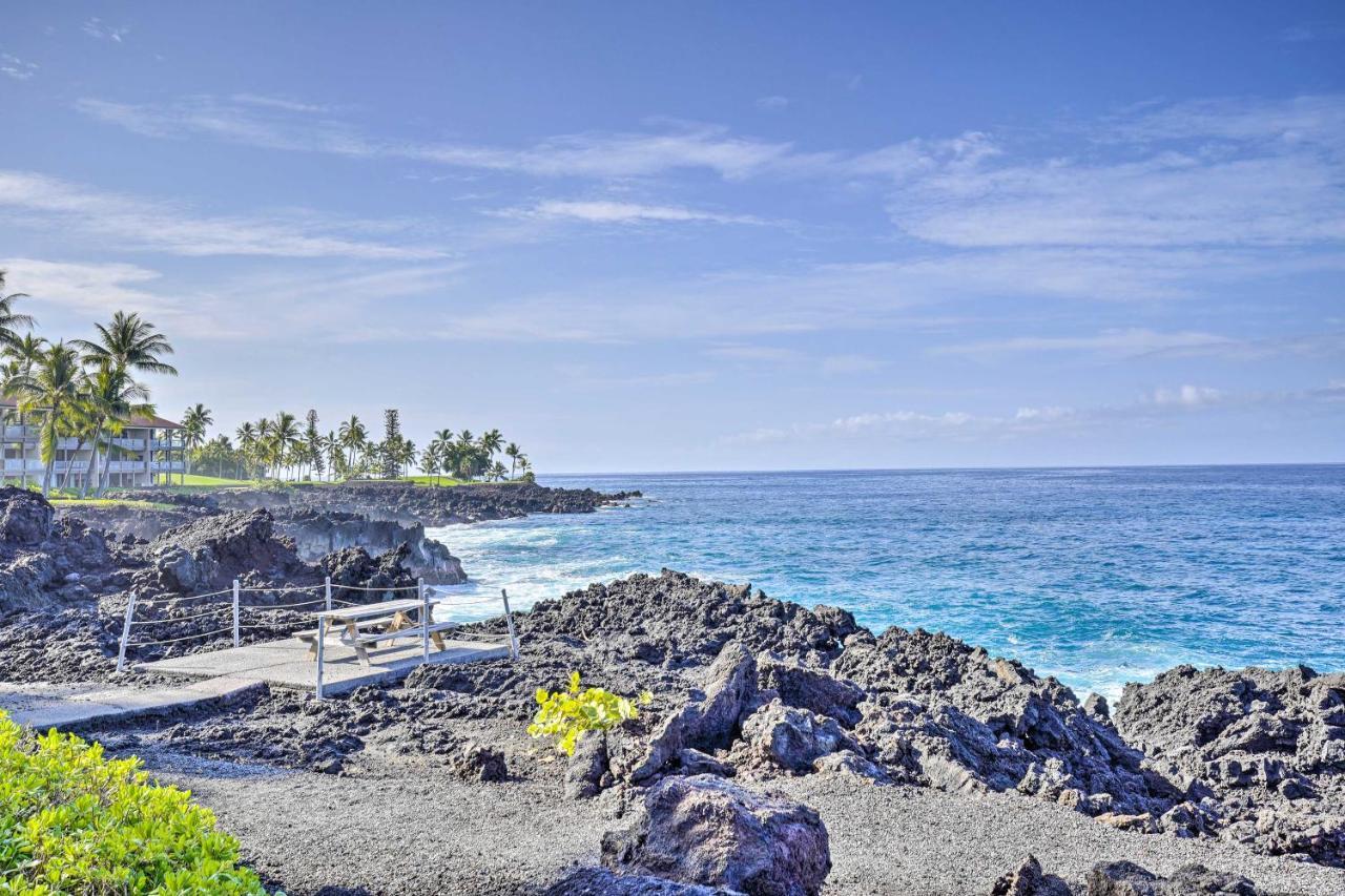 דירות Airy Oceanfront Kailua-Kona Gem With Community Pool מראה חיצוני תמונה