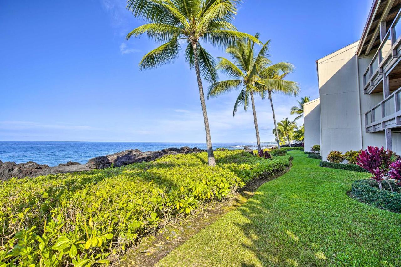 דירות Airy Oceanfront Kailua-Kona Gem With Community Pool מראה חיצוני תמונה
