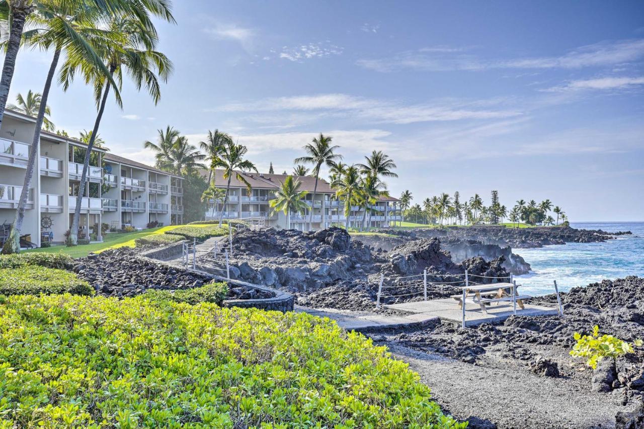 דירות Airy Oceanfront Kailua-Kona Gem With Community Pool מראה חיצוני תמונה